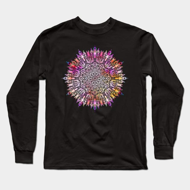 Cosmic Mandala Long Sleeve T-Shirt by BeeryMethod